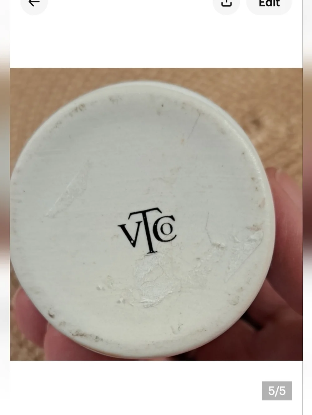 Porcelain Roses Stamp Box - Picture 5 of 5